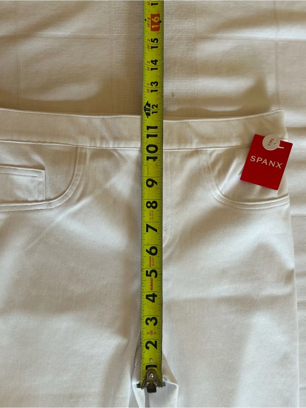 NWT SPANX Ankle Jeanish Leggings White Size Medium Tall